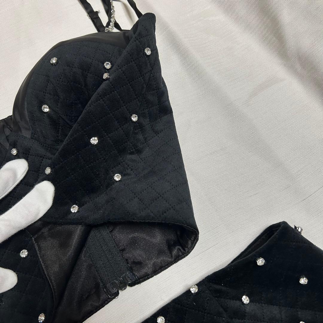 ⛄️ROBE de FLEURS ビジュー付きドレス　glossy sugar