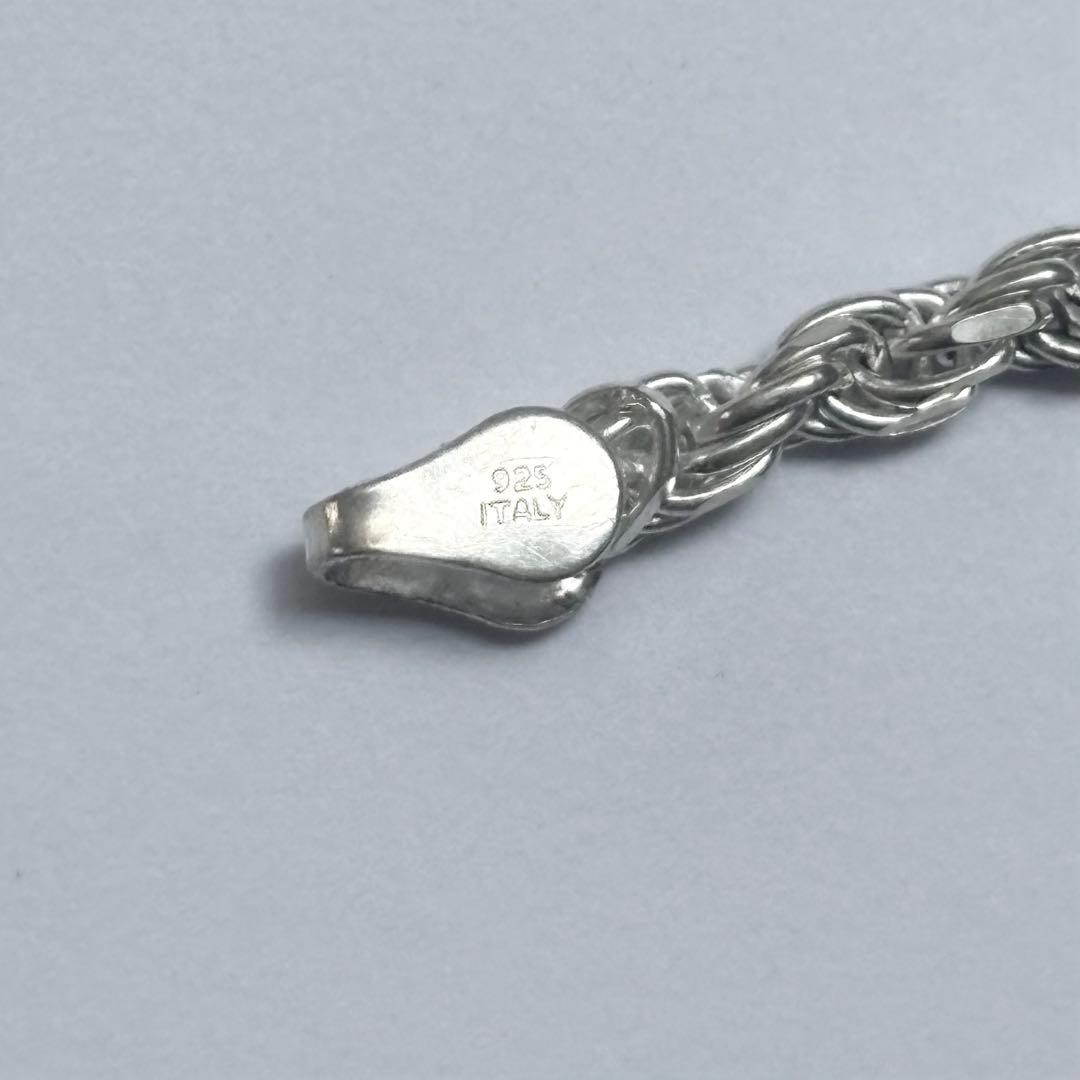 ITALY925 ヴィンテージ ツイストロープブレスレット シルバー925