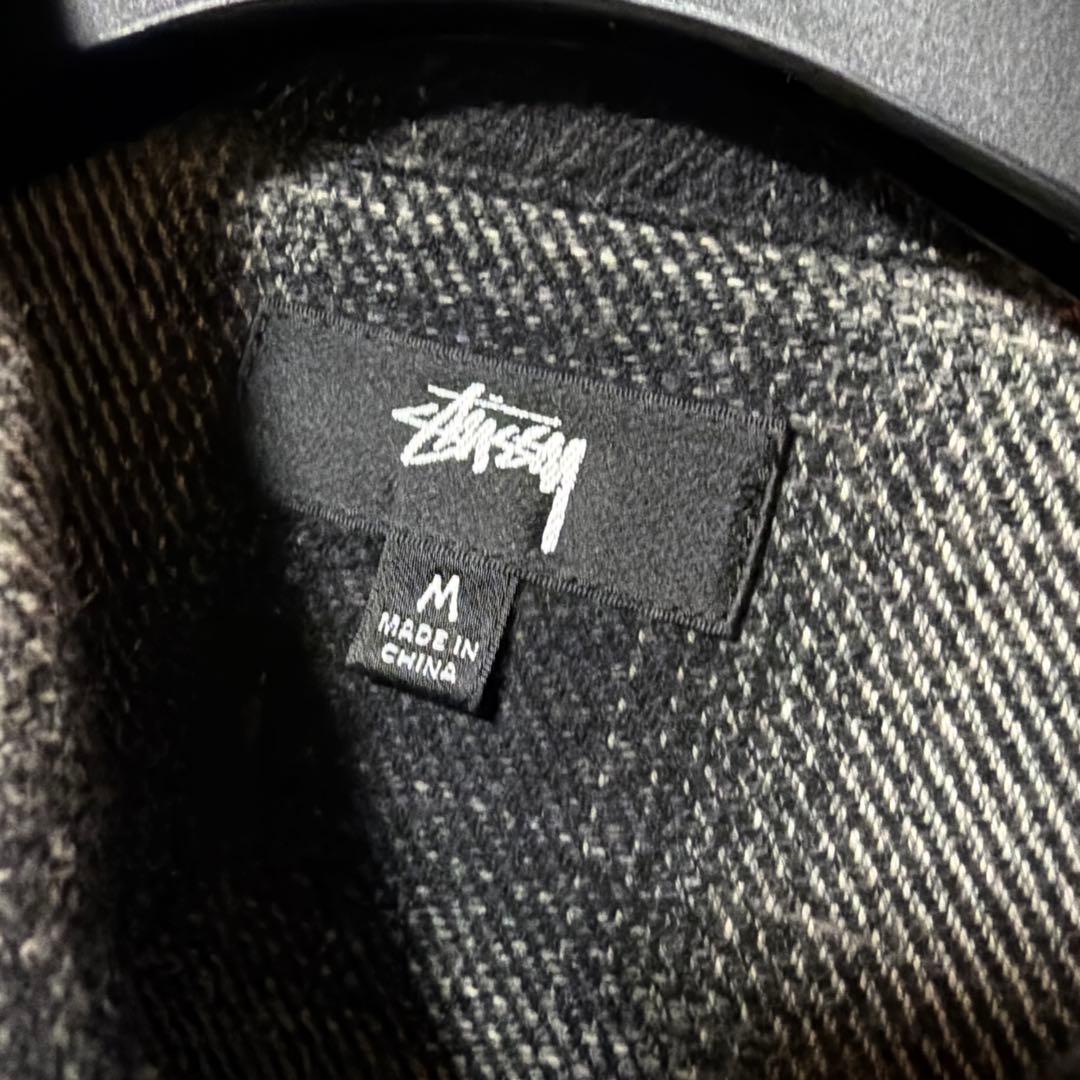 stussy PLAID ZIP SHIRT オンブレ　Mサイズ