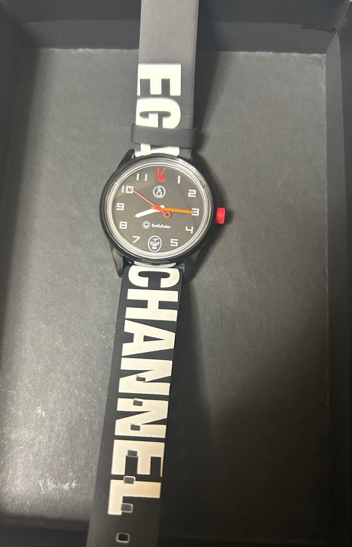 エガちゃんねる腕時計　限定500 ブラック　ソーラー