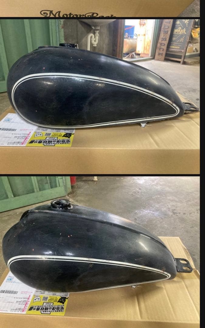 W650 モーターロック ボンネビルタンク エイジング加工 内部コーティング済み