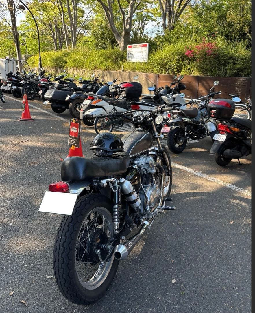 W650 モーターロック ボンネビルタンク エイジング加工 内部コーティング済み