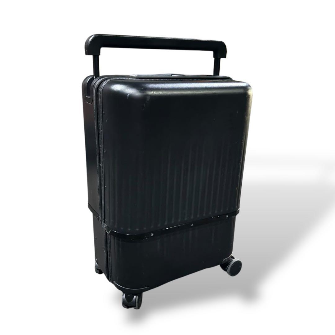 VELO 伸縮キャリーカート／容量調整可・4輪キャスター・ブラック