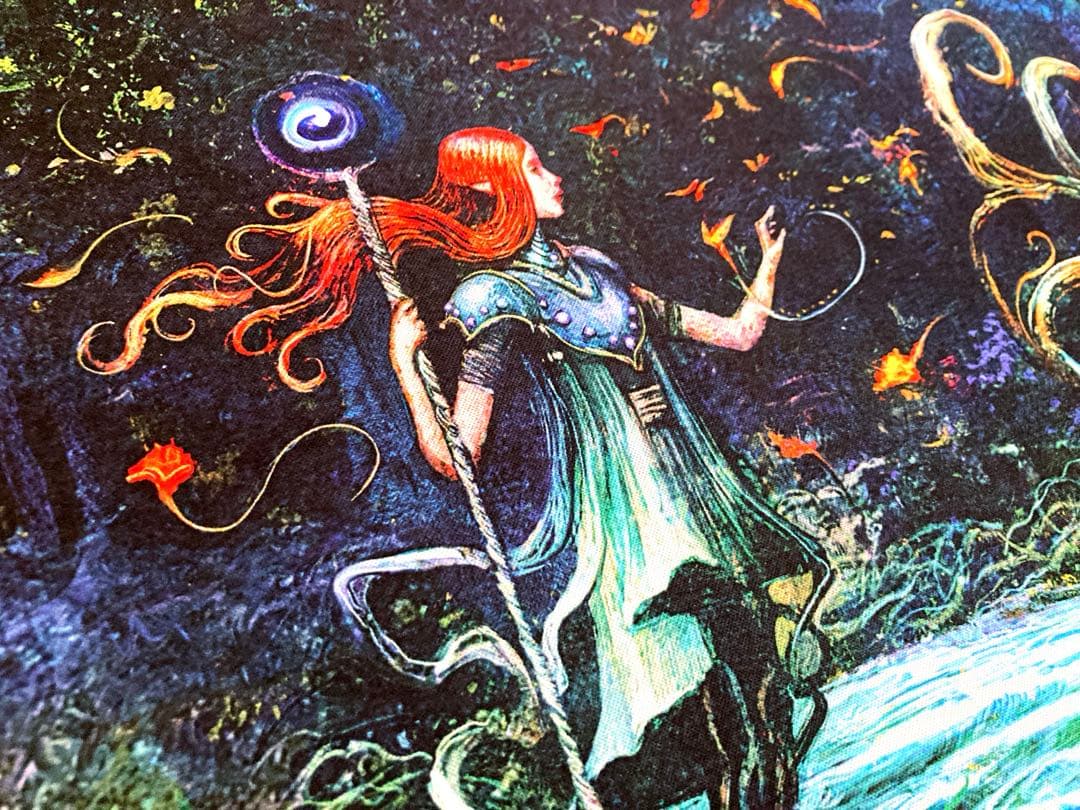 成長のらせん　プレイマット Seb McKinnon サイン入り MTG