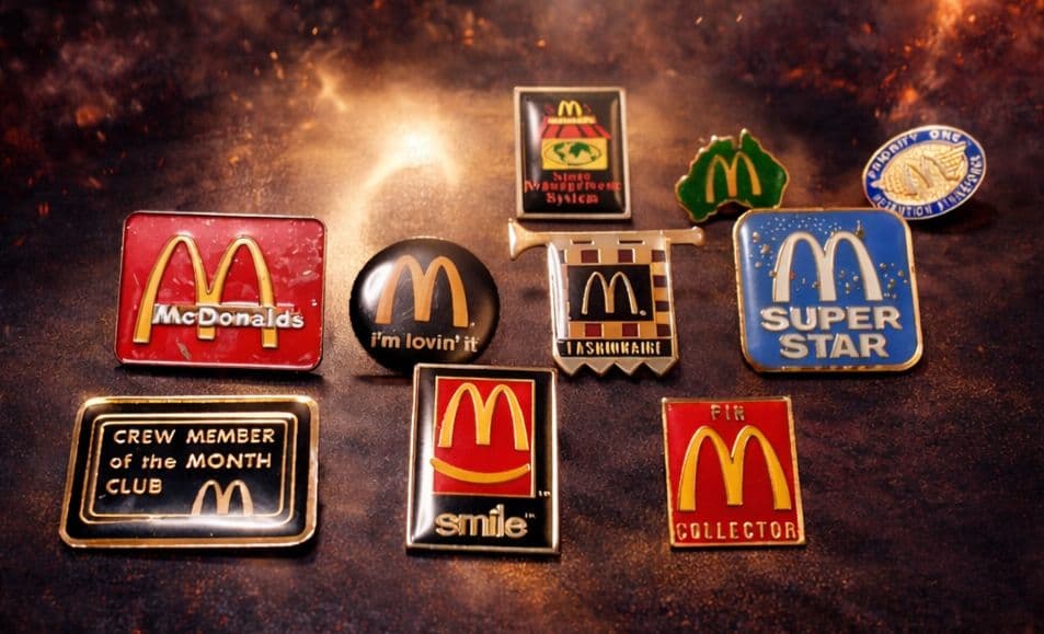 ヴィンテージピンズ13個セット　マクドナルド／ピンバッジ・マック