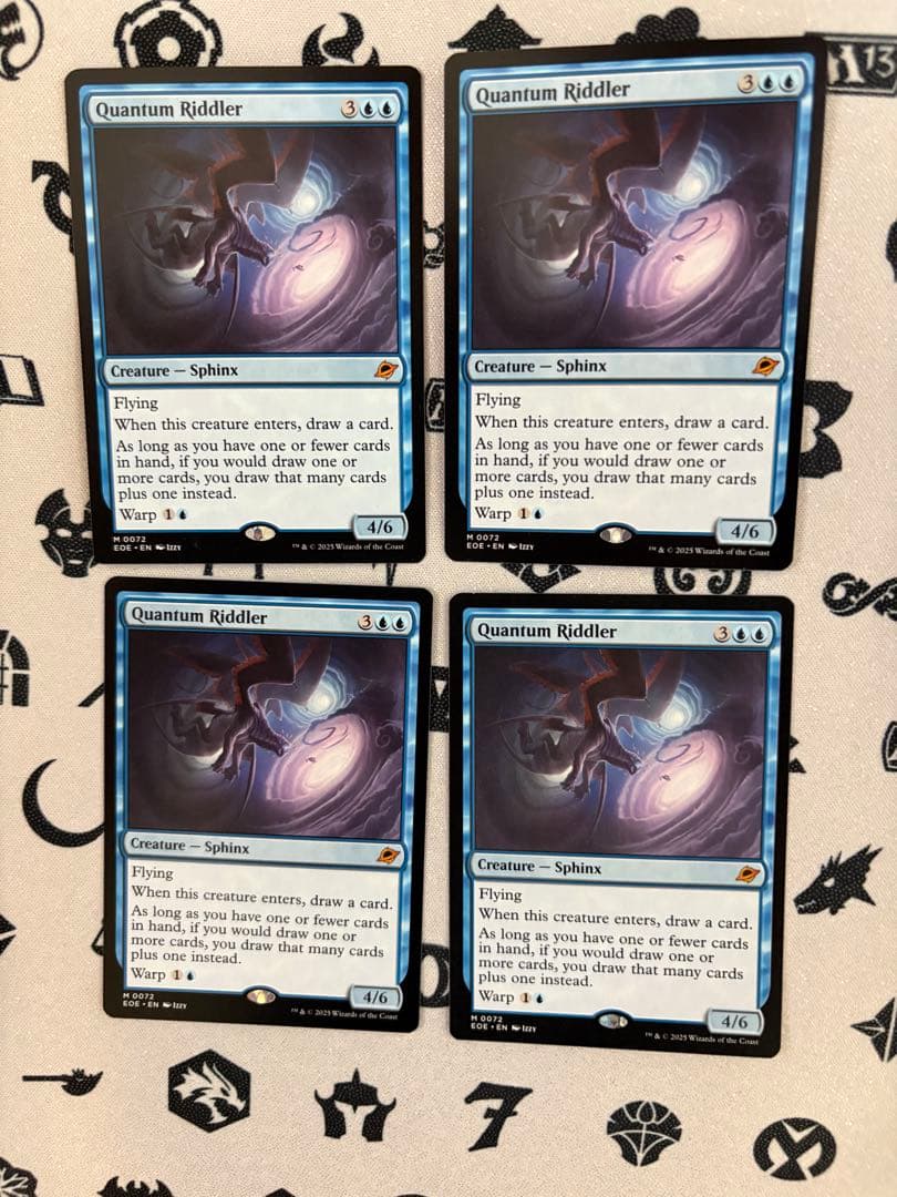 量子の謎かけ屋　英語4枚