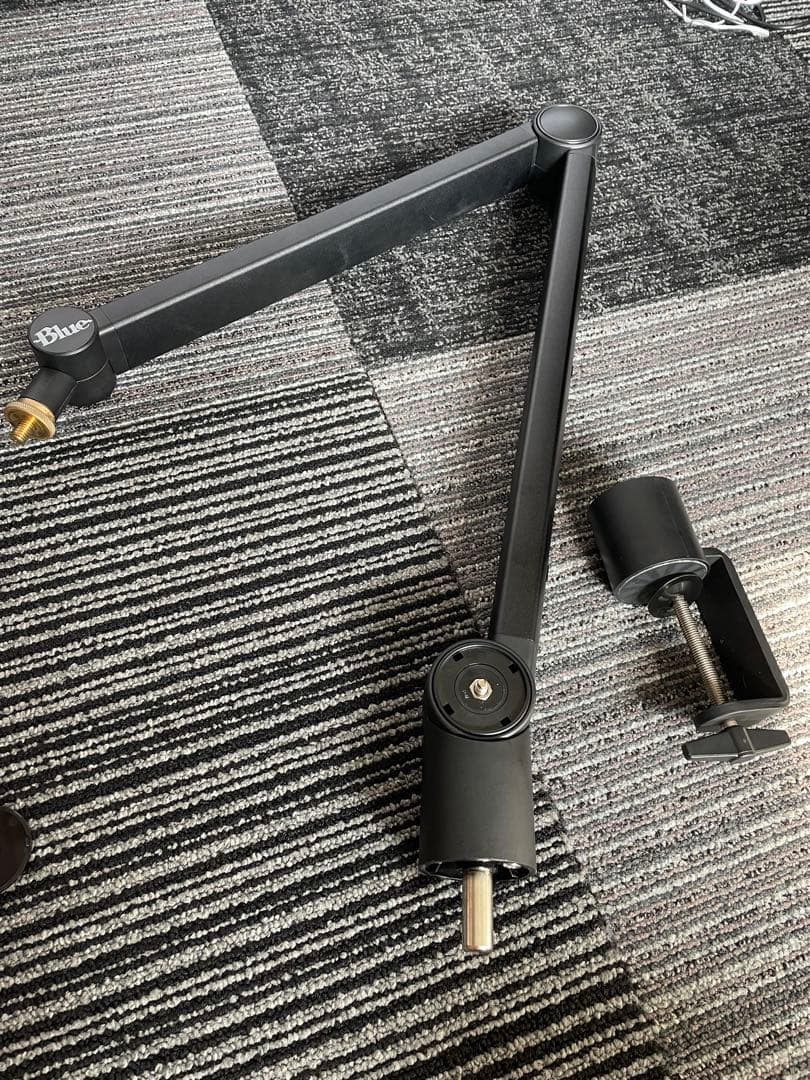 Blue マイク&アーム ブラック