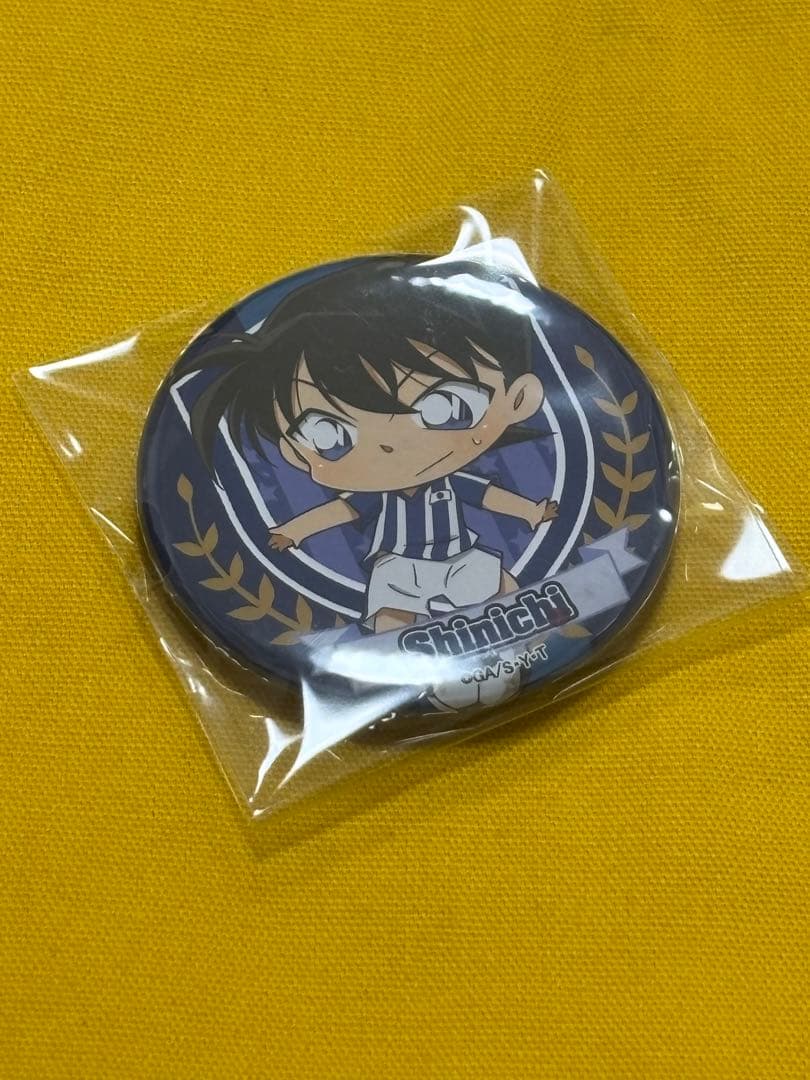 コナン　希少　缶バッジ　工藤新一　1点