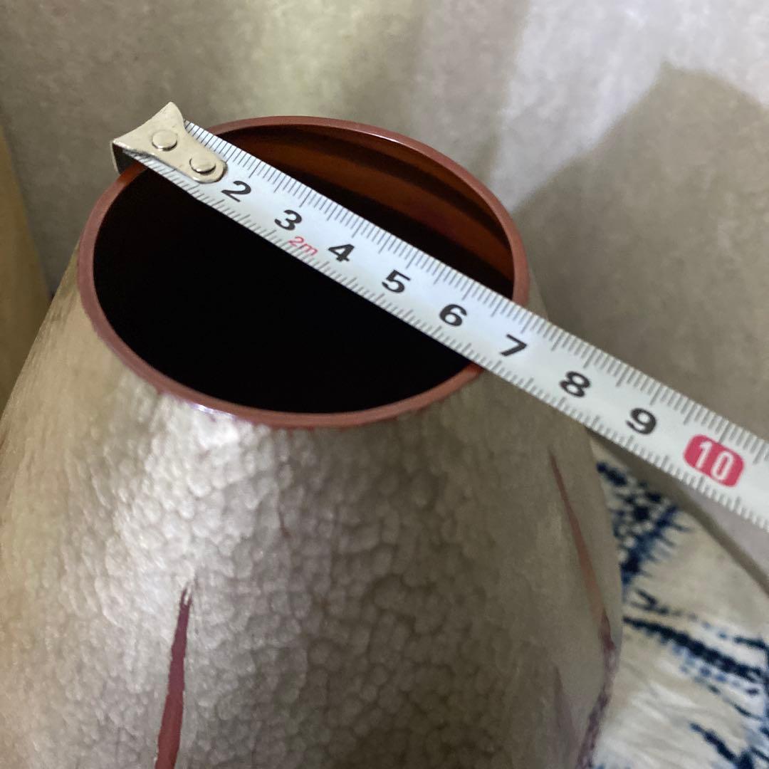 玉川堂　銅製　花瓶