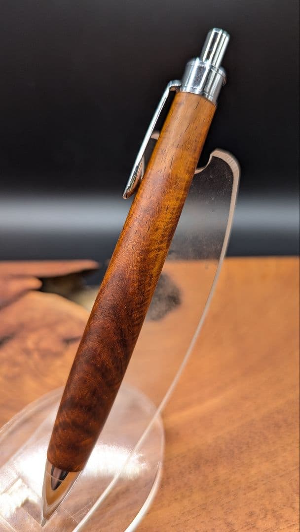 609極上　サイアミーズローズウッド　シアメース　マイクロカーリー　木軸ペン