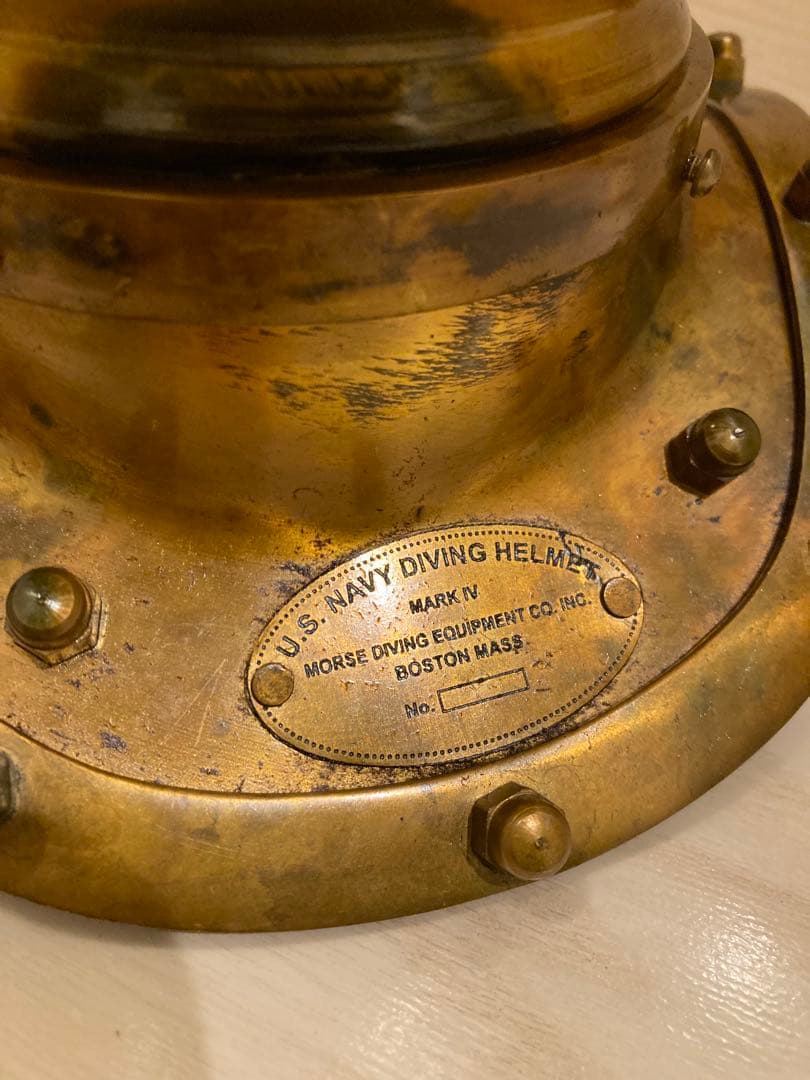 U.S. Navy Diving Helmet Mark IV 潜水オブジェ
