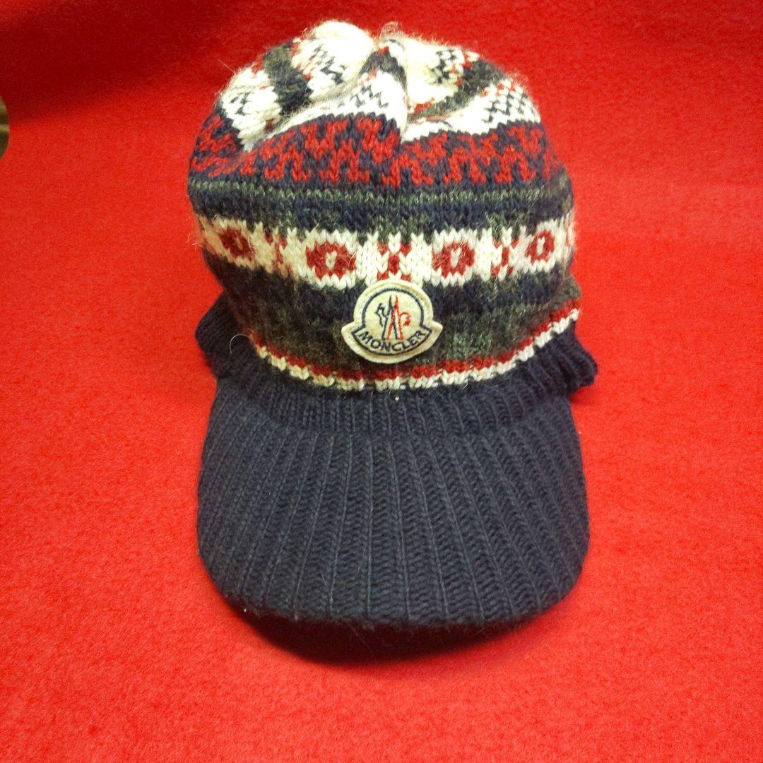 希少♥️モンクレール つば付きニット帽♥️