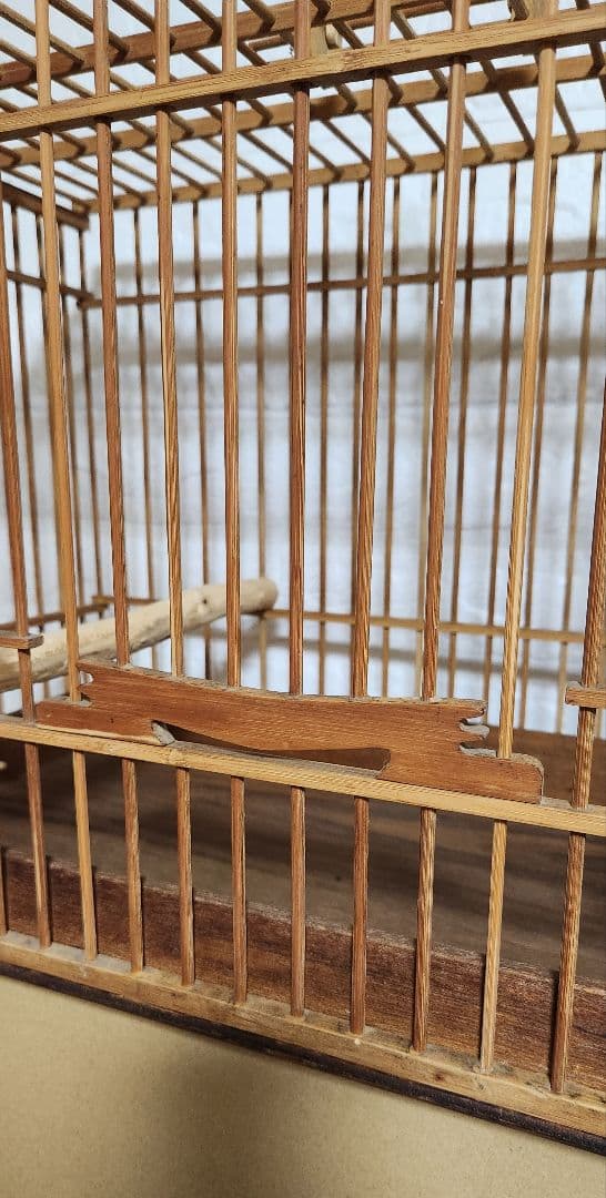 ◯～か ☆竹製☆ 持ち手付き 手作り鳥かご