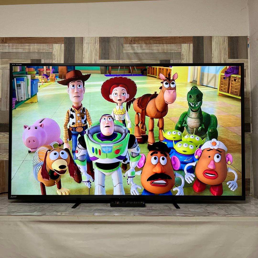 即日受渡❣️全国送料込省エネ三菱65V型地デジBS.CS液晶テレビ外付HDD対応