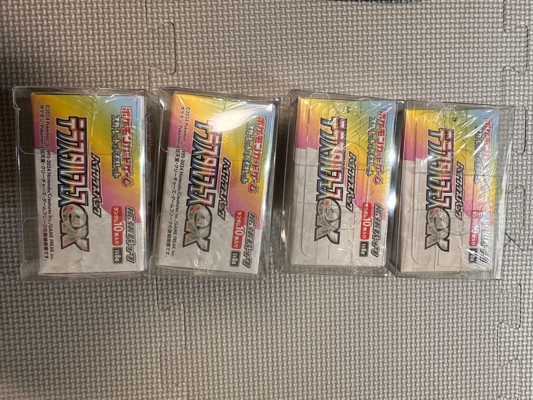 テラスタルフェスex 4BOX まとめ売り　シュリンク付き