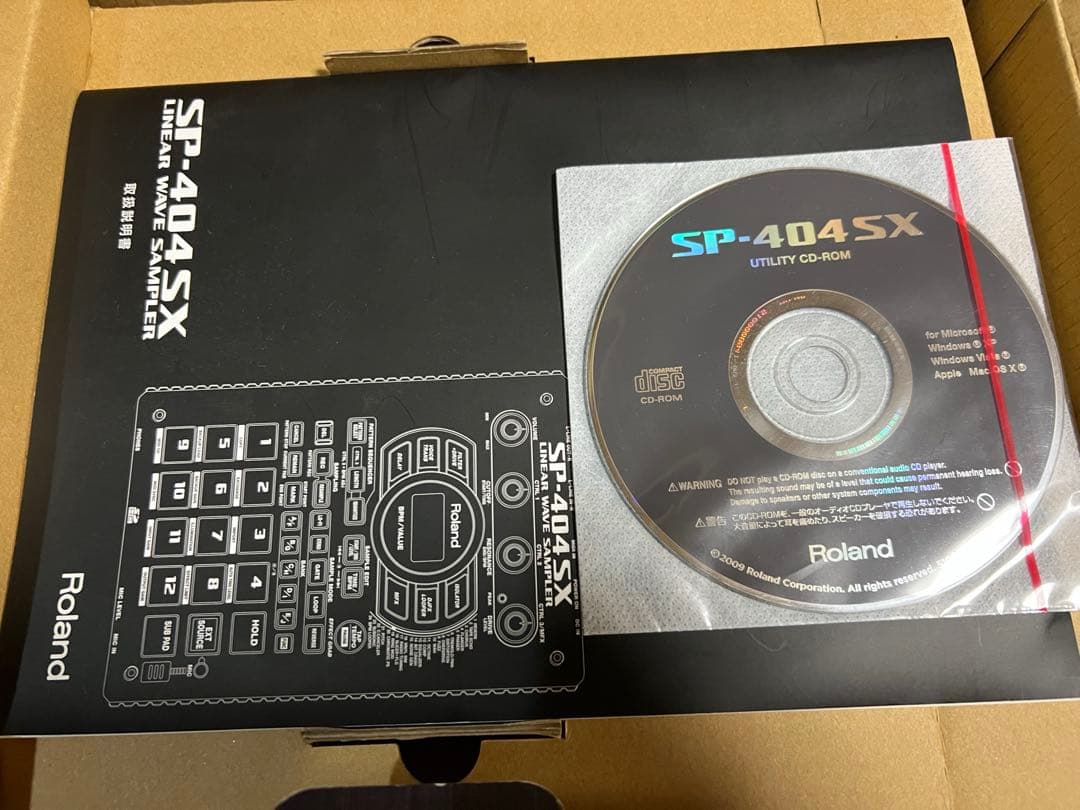 Roland SP-404SX サンプラー CD付き