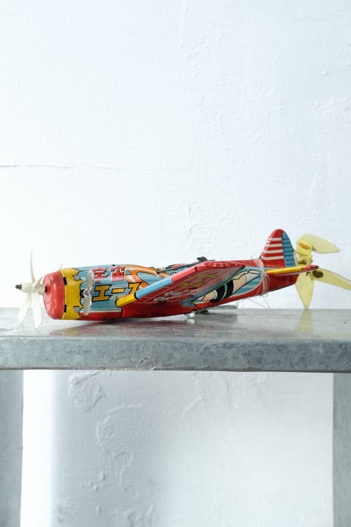 DAITO 宇宙エース ブリキ プロペラ機 当時物 タツノコプロダクション