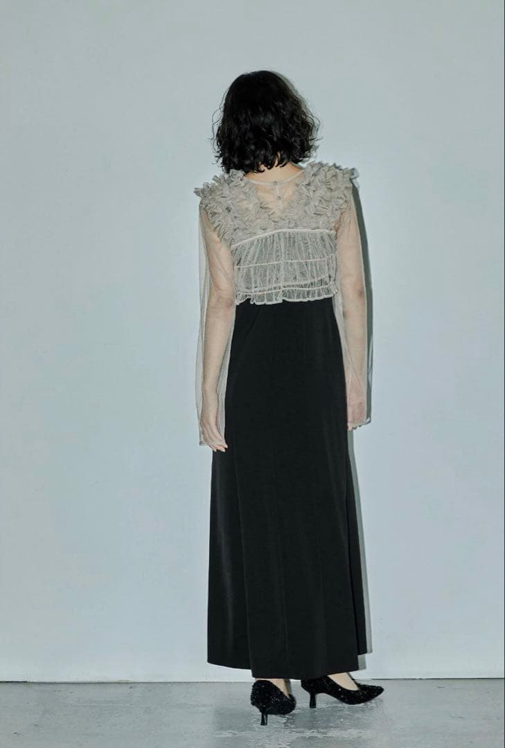 Many way Sサイズ 3点セットフリルドレス ボレロ ブラウス