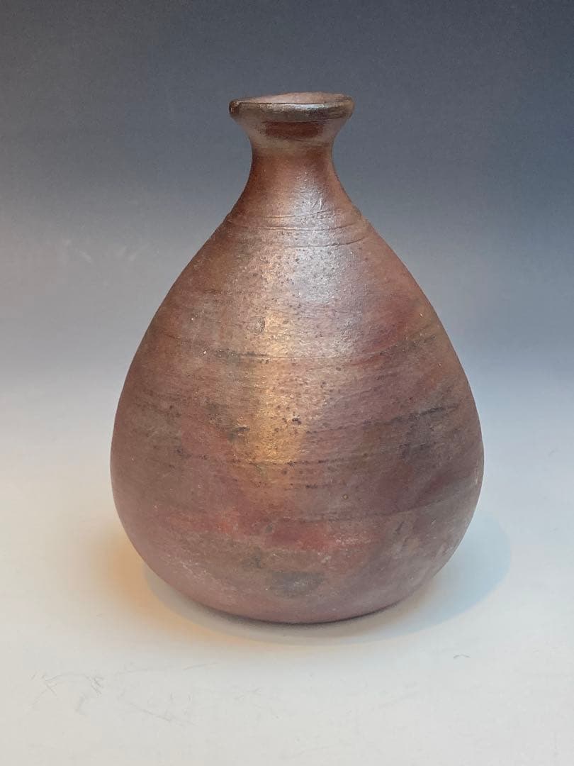 市野信水 作 丹波徳利 共箱 酒器