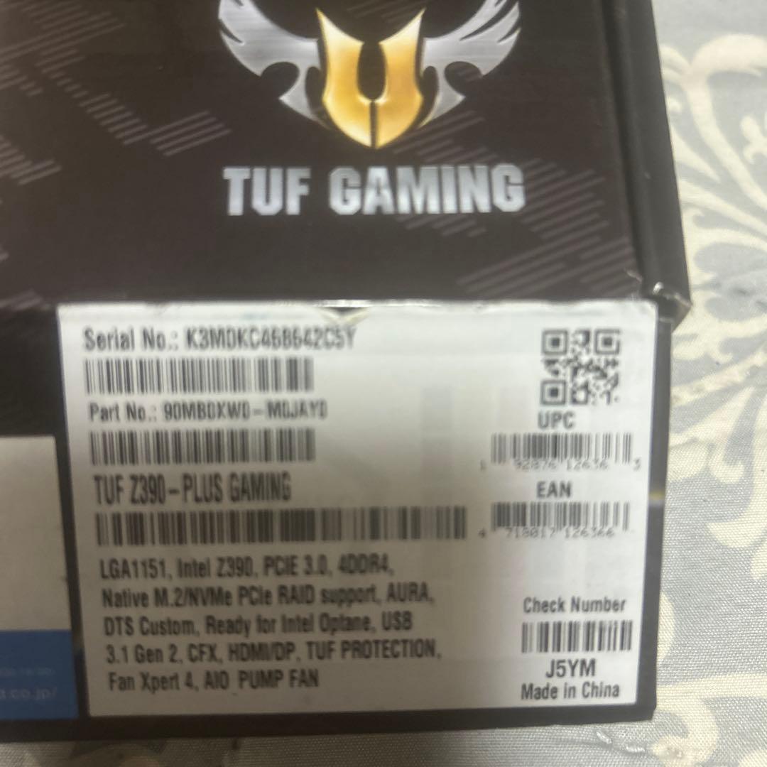 ASUS TUF Z390-PLUS GAMING マザーボード 年末セール