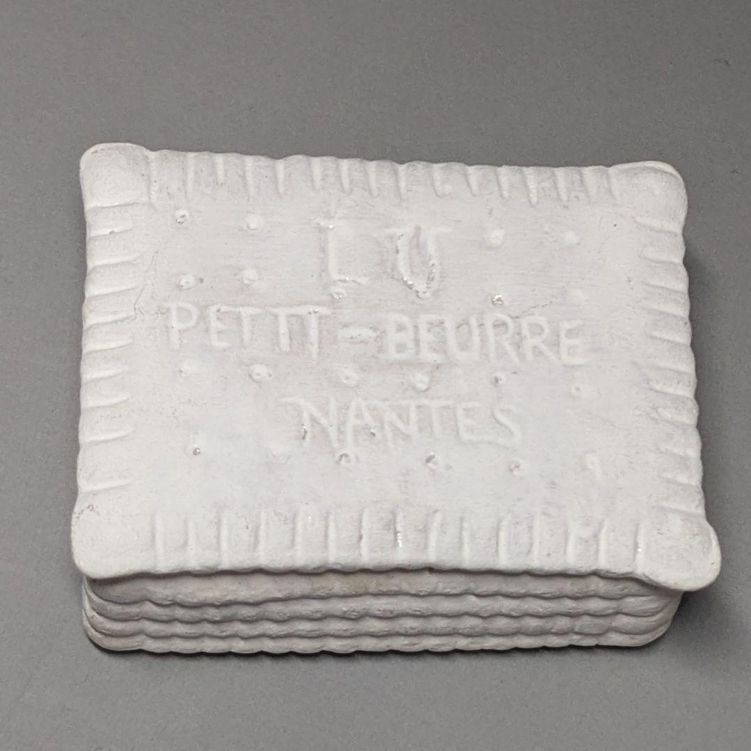 LU ビスケット　非売品　陶器小物入れ　　Lefevre-Utile