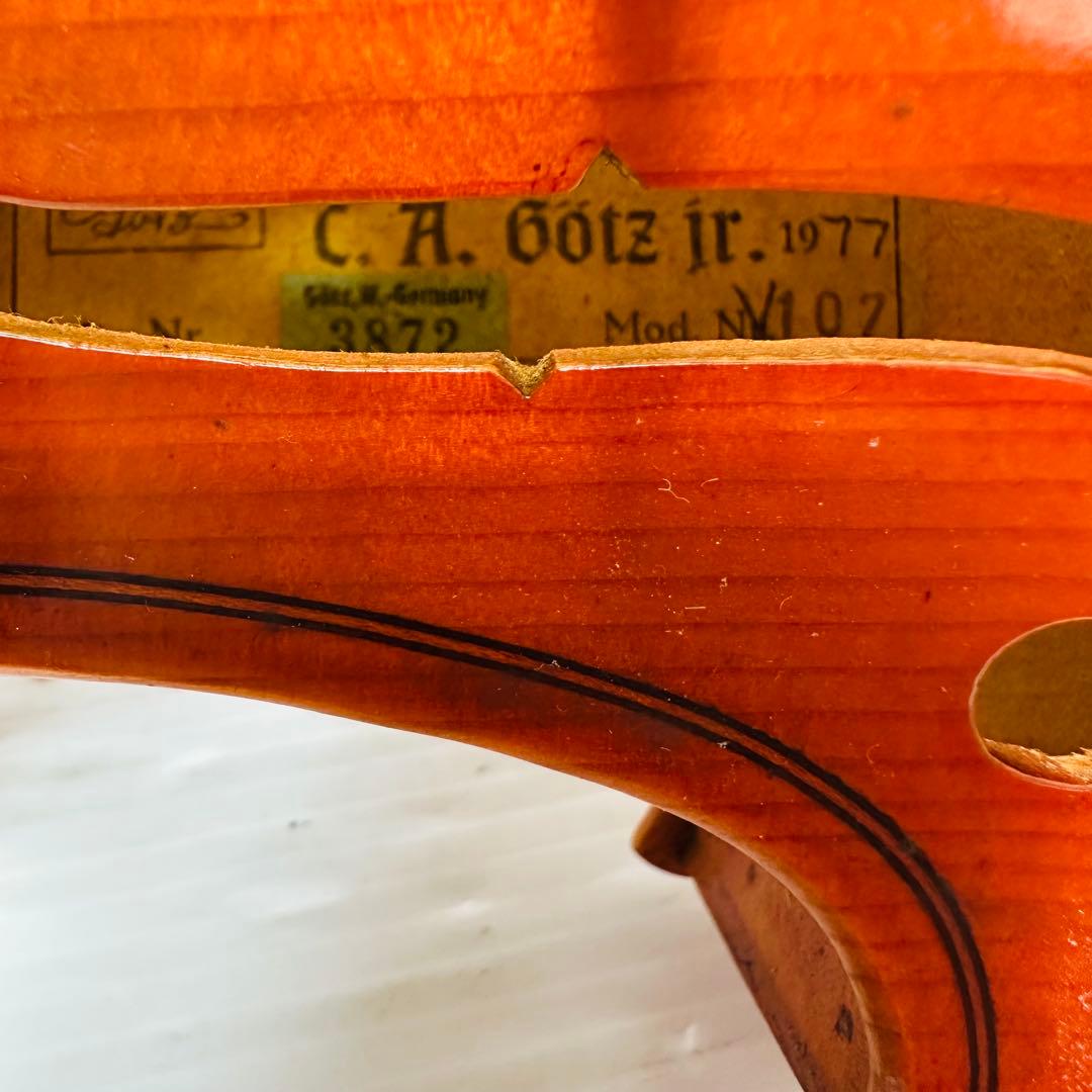 C.A.GOTZ Jr. 107　 バイオリン　ケース付 1977