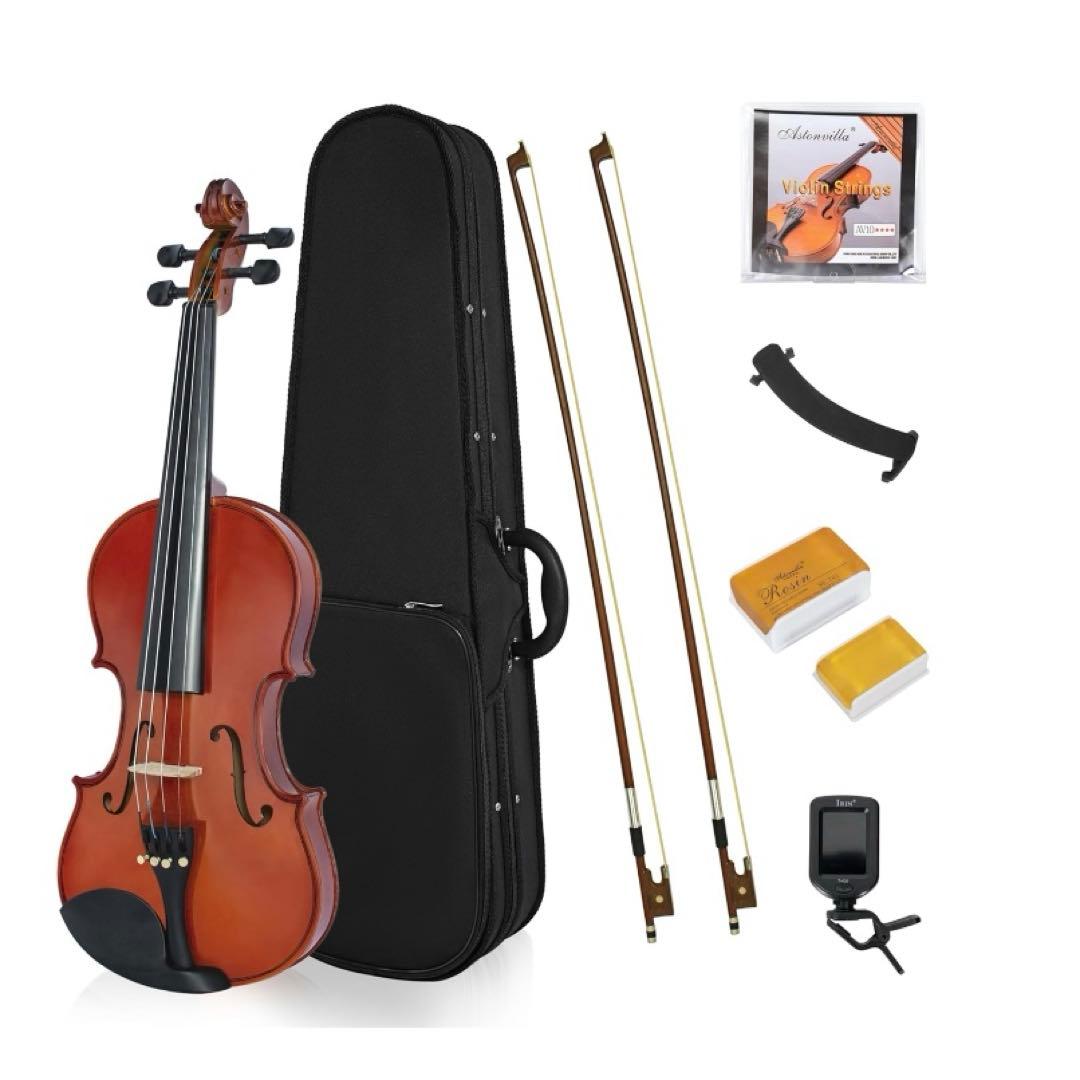 【新品】バイオリン 初心者セット ケース付き 4/4