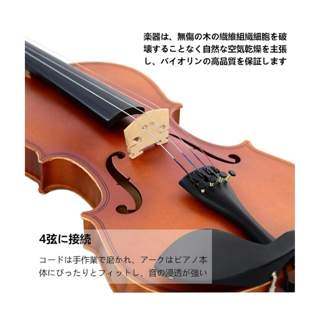 【新品】バイオリン 初心者セット ケース付き 4/4