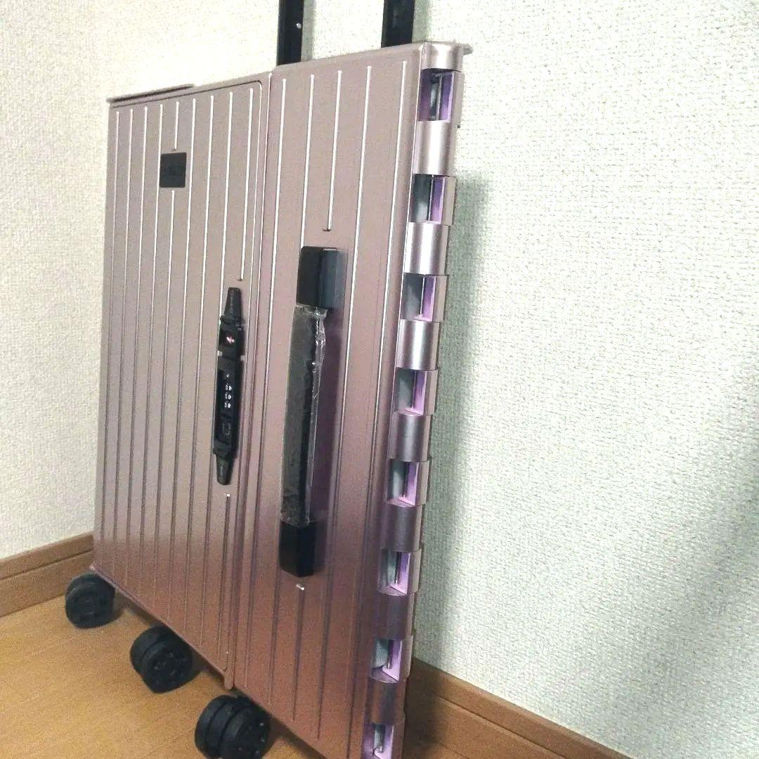 &.FLATメタリックピンクキャリーカート