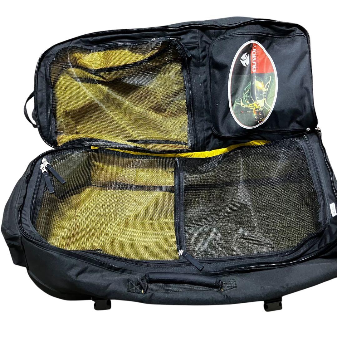 【BURTON】スノーボード キャスター付きバッグ 大容量 ブラック