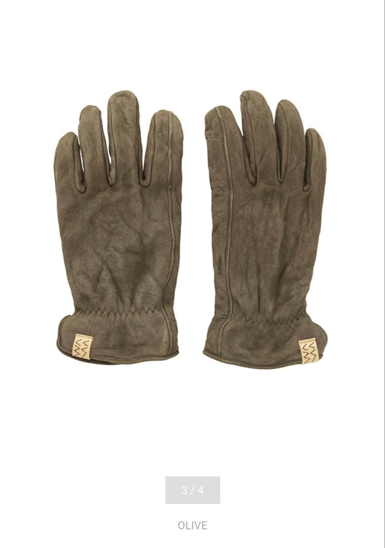 小物 visvim SUEDE GLOVES & MIL DOWN MUFFLER