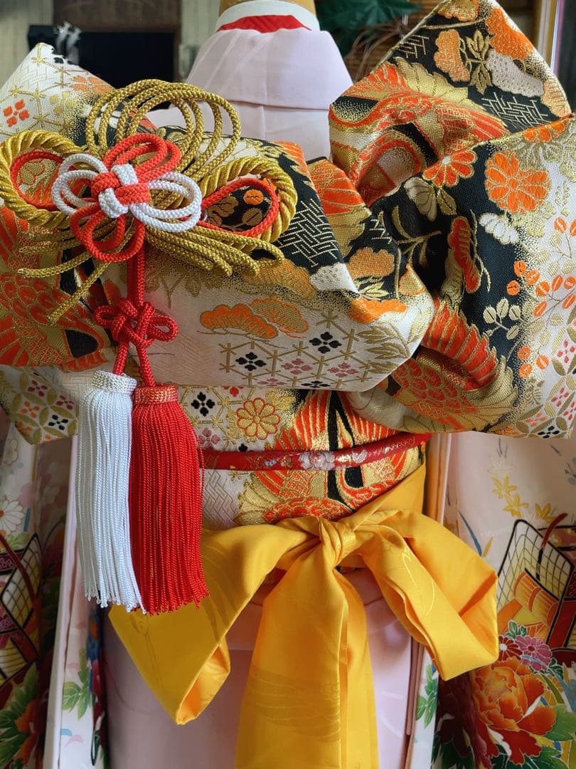 七五三7歳御所車草花文フルセット