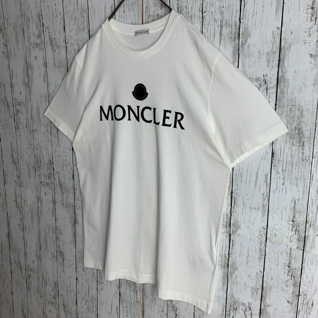 【鑑定済み・最高級の逸品】モンクレール☆フェルト&ワッペンロゴTシャツ2644.