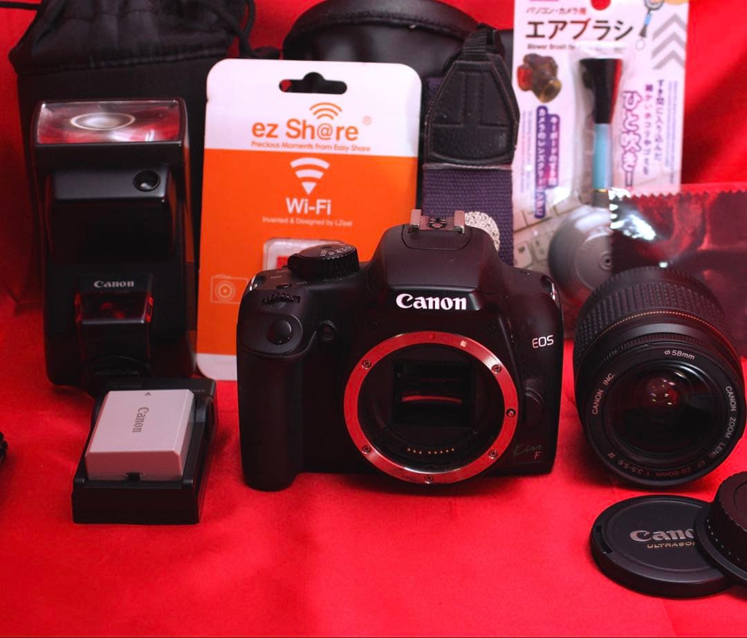 Canon Kiss F デジタル一眼レフカメラ　Wi-FiSD付き　スタート向