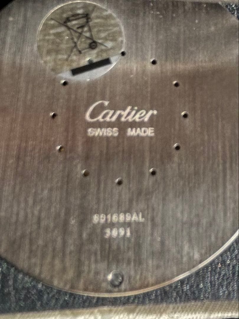 カルティエ　トラベルクロック　稼働していません