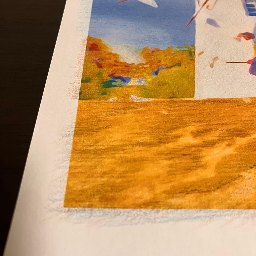 ジブリアート12 魔女の宅急便より「太陽の風車」　額装品　32.7㎝×24.0㎝