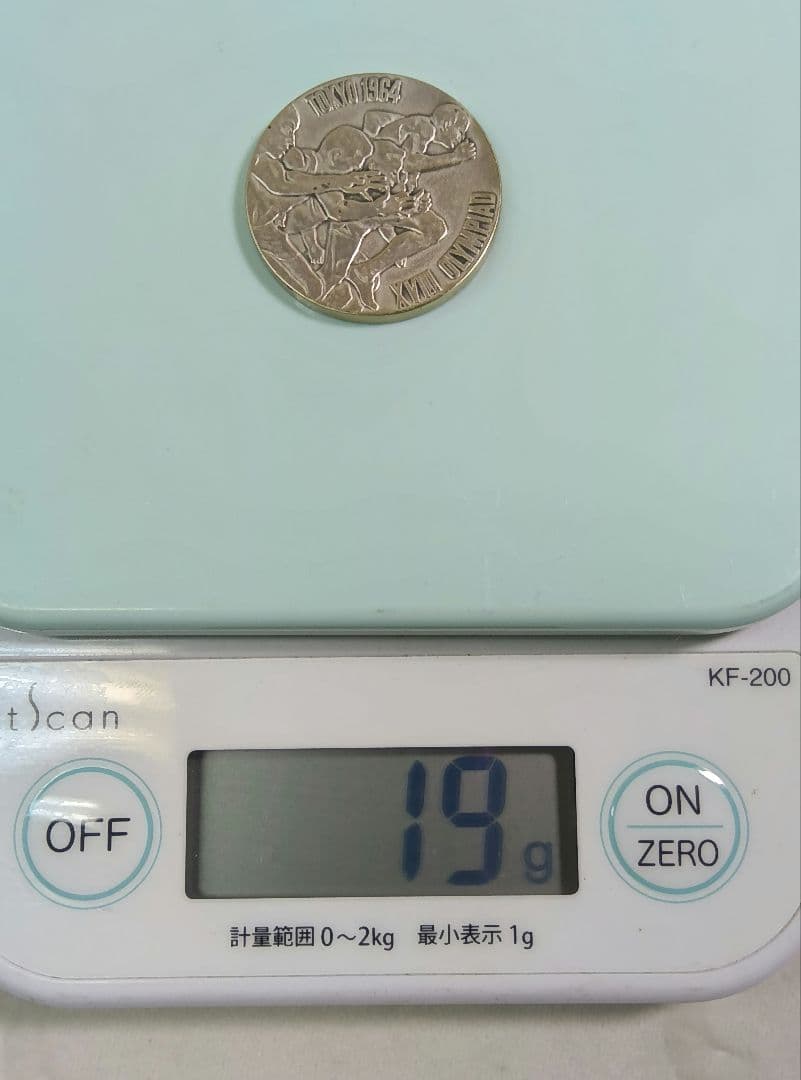 1964年 東京オリンピック 銀メダル　記念メダル　silver925　レトロ