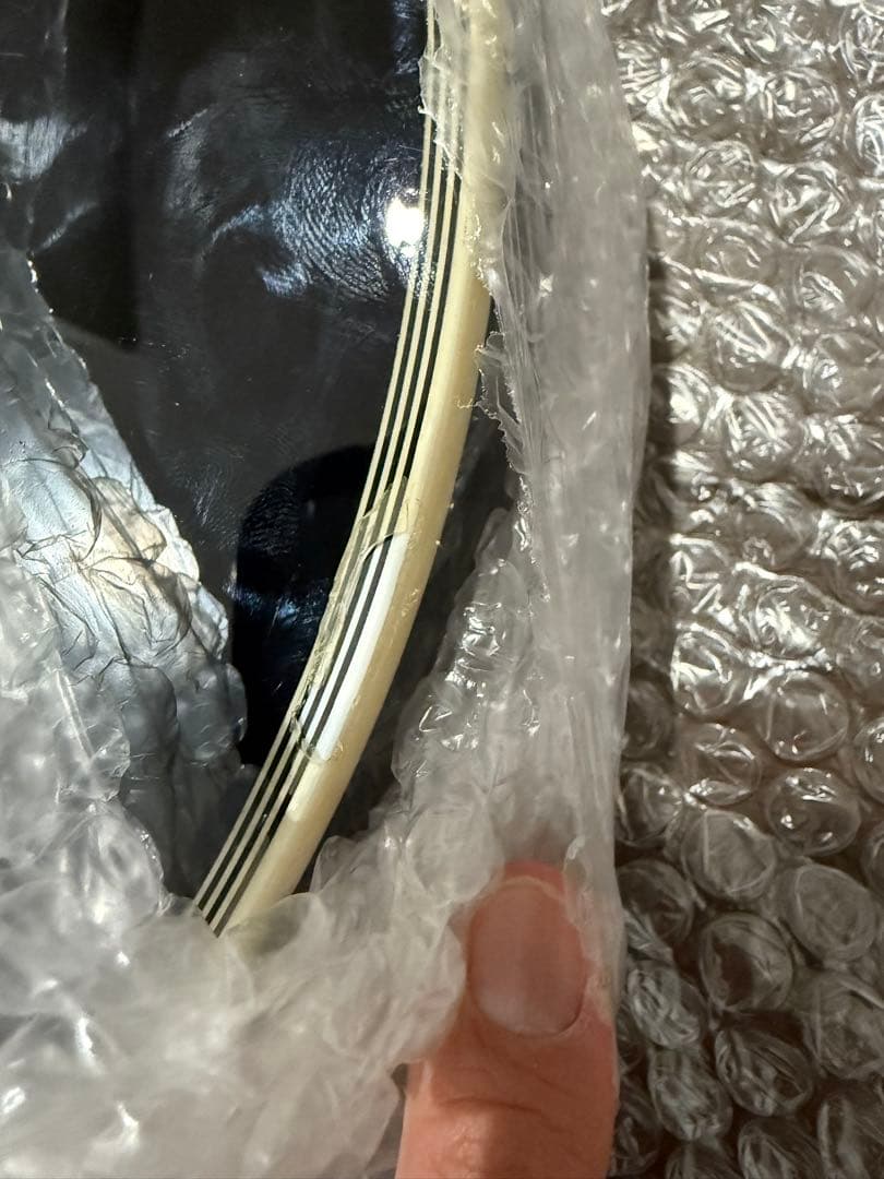 BUSKER'S レスポールカスタム風 エレキギター 黒×金　ぼっちざろっく