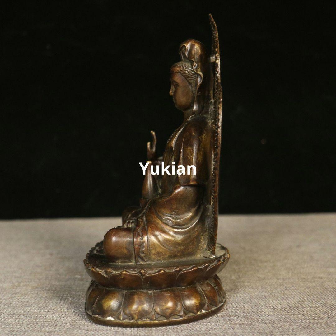 銅細工 観世音菩薩 装飾品 工芸品 美術品 置物