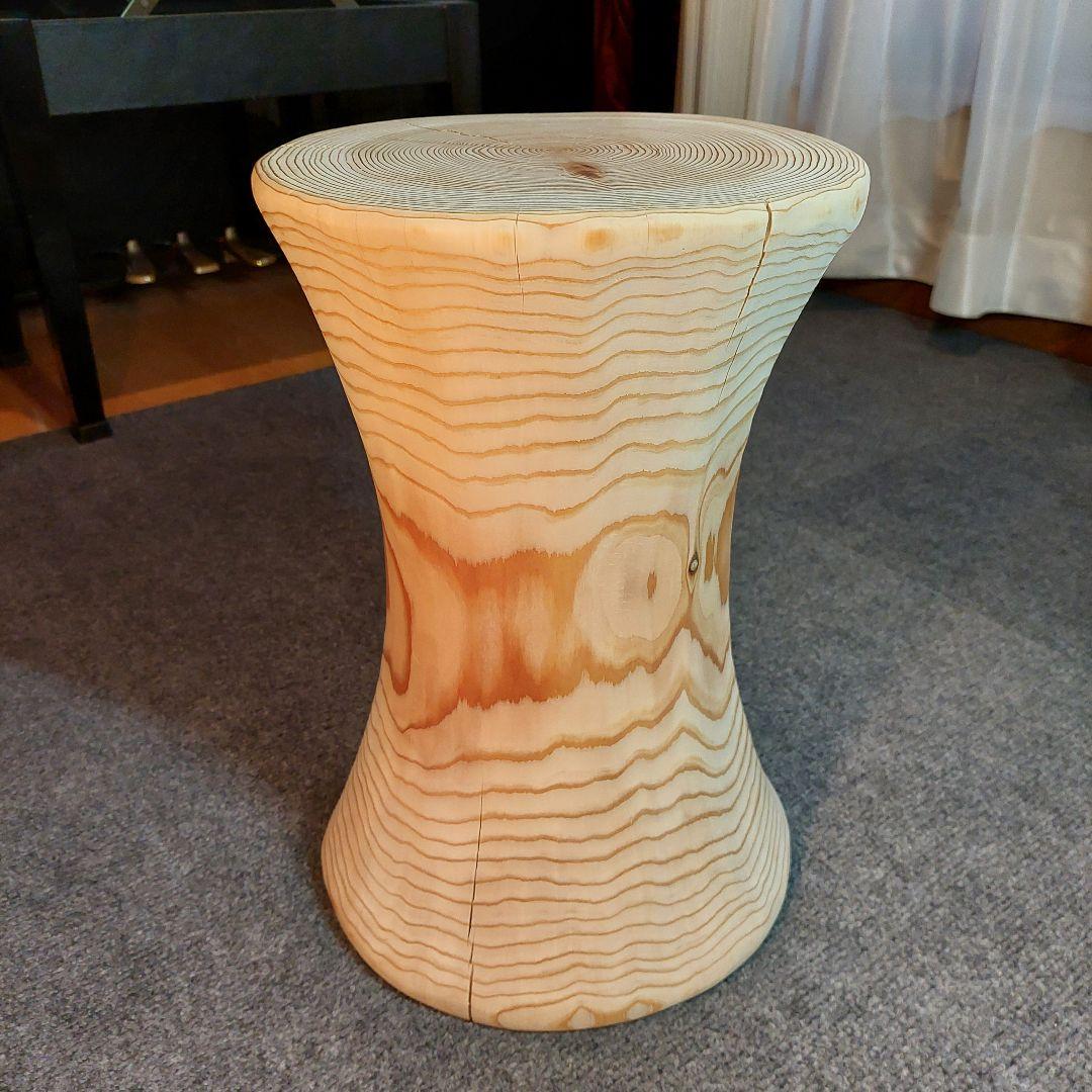 杉 切り株 丸太 椅子 スツール 高さ約39㎝ 12600円