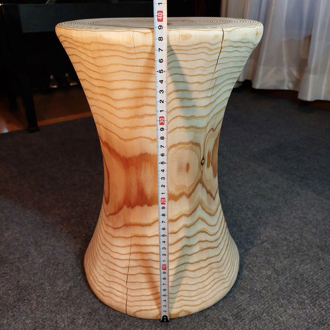 杉 切り株 丸太 椅子 スツール 高さ約39㎝ 12600円