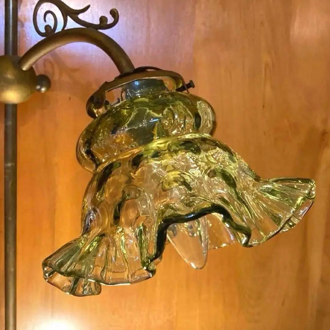 フェントン　1930年　（迷宮）　ランプシェード　オパールセント　アンティーク