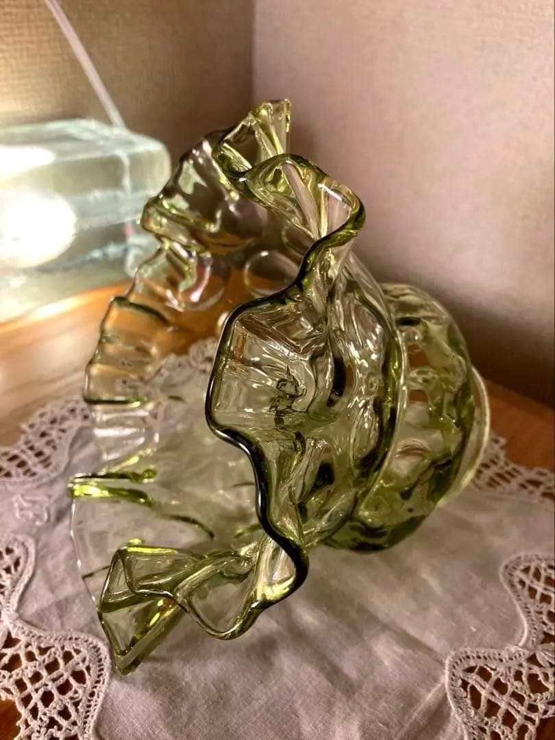 フェントン　1930年　（迷宮）　ランプシェード　オパールセント　アンティーク