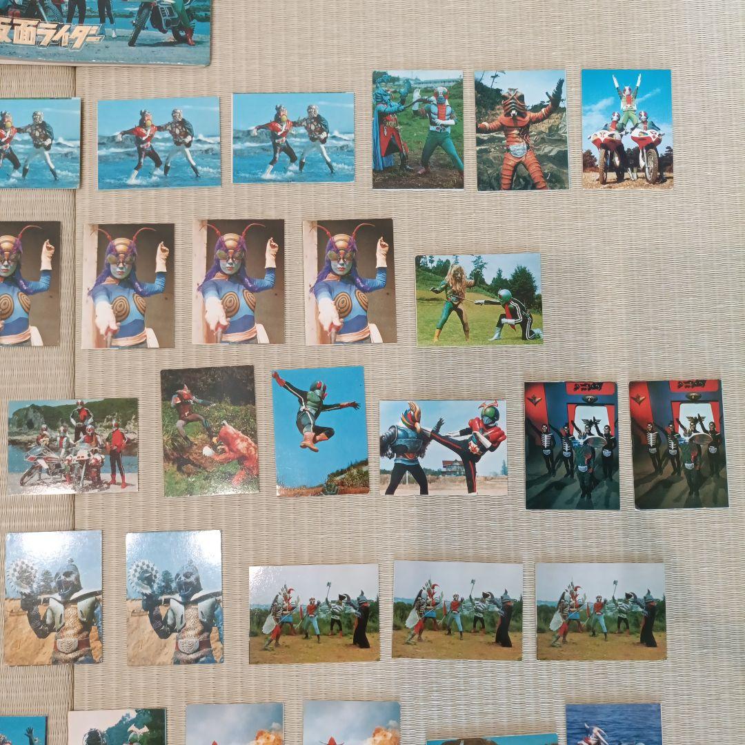 仮面ライダー 特撮トレーディングカード 約69枚とファイルセット