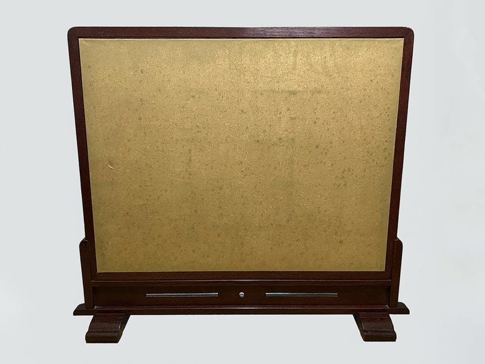 【繍】　★ 衝立 花蝶図繍片 ★　時代物　蝶々 花卉 刺繍文様　明清織繍