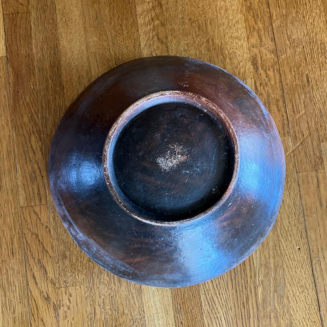 ロンボク島　ササック族　素焼き皿\"ボール