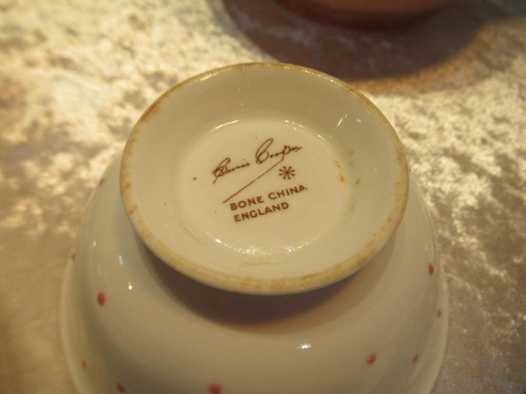 スージークーパー　レイズドスポット　ピンク　Tea for Two　刻印あり