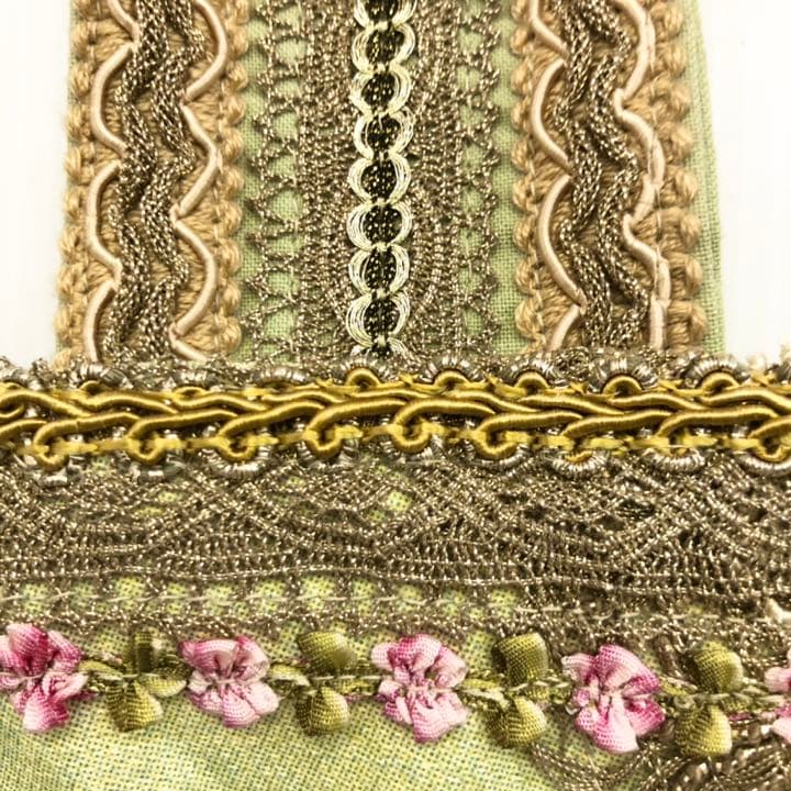 花タペストリー　手染め