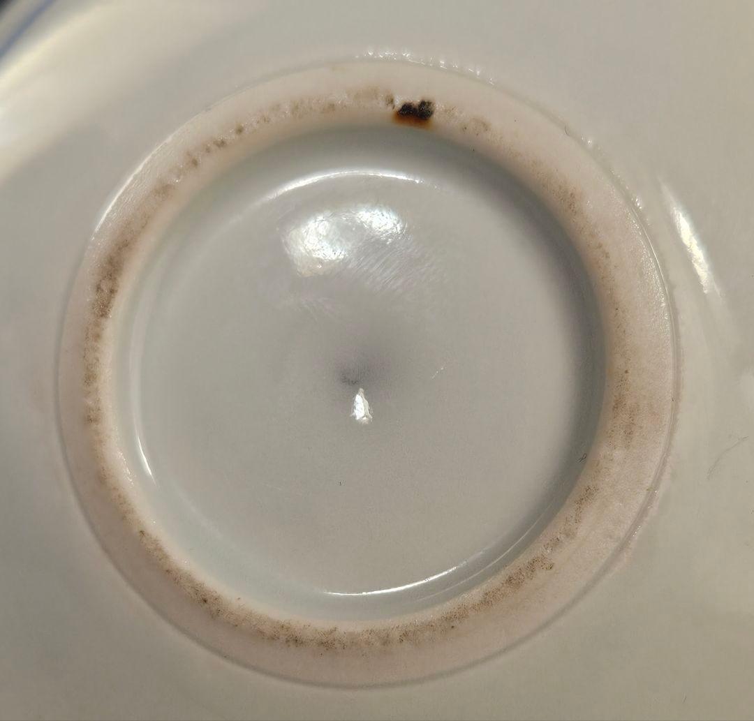 中国美術　中国古陶磁器　中国古玩　清代清朝頃　青華　青花　蝙蝠に雲図　水盂　水滴