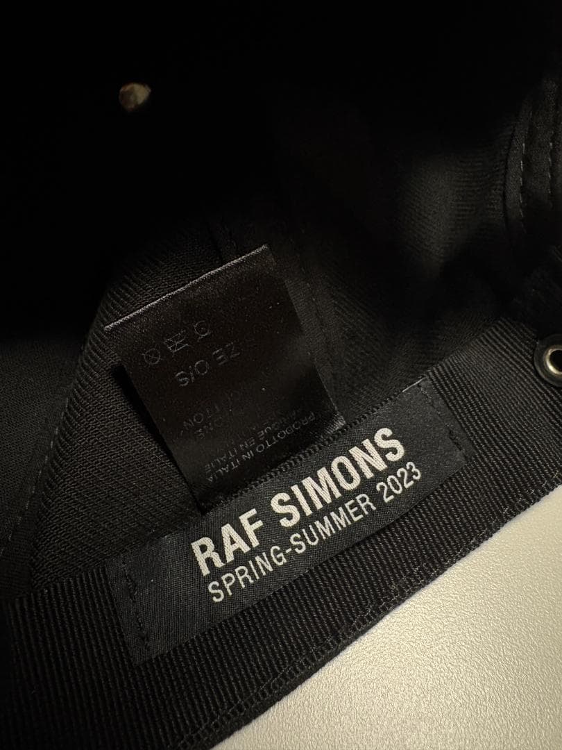 【最終値下げ】RAF SIMONS 23SS キャップ
